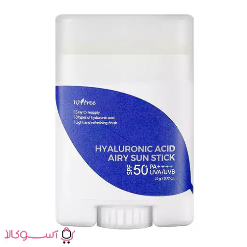 خرید ضدآفتاب استیکی ایزنتری مدل hyaluronic acid