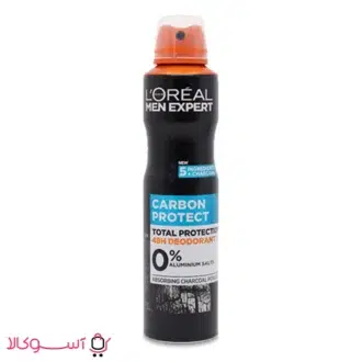 خرید اسپری ضد تعریق مردانه لورآل مدل carbon protect