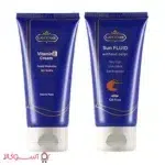 خرید ست ویتامین ای و فلوید ضد آفتاب لانوکر