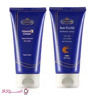 خرید ست ویتامین ای و فلوید ضد آفتاب لانوکر
