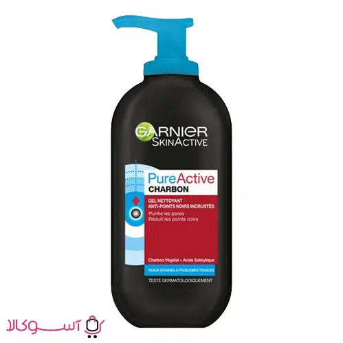 garnier-pure-active خرید ژل شستشوی زغال گارنیه مخصوص پوست چرب