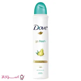 خرید اسپری ضد تعریق زنانه داو مدل apricot & aloevera