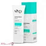 کرم ضدآفتاب بی رنگ ام ان دی مدل spf 90 ارزان