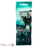 خرید خودتراش مردانه دورکو 6 لبه مدل DORCO Pace6