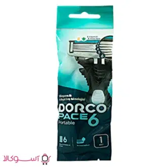 خرید خودتراش مردانه دورکو 6 لبه مدل DORCO Pace6