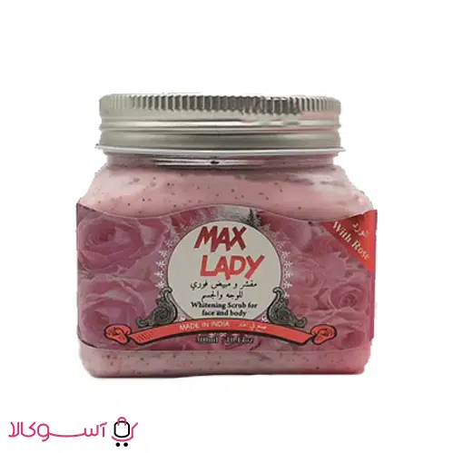 max-lady-rose خرید اسکراب لایه بردار مکس لیدی مدل گل رز