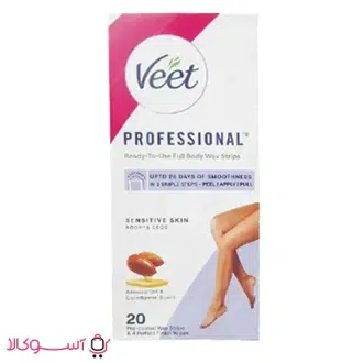 خرید نوار موبر بدن ورقه ای ویت مدل sensitive skin