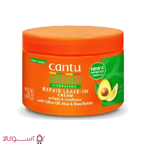 Cantu-Avocado-Cream خرید کرم آبرسان و ترمیم کننده کنتو مدل avocado hydrating