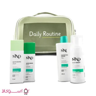 خرید پک روتین پوستی ام ان دی مناسب پوست های نرمال