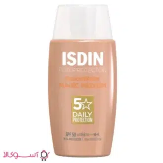 خرید ضد آفتاب رنگی ایزدین فیوژن واتر مدل magic medium