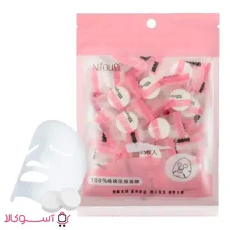 خرید قرص ماسک ورقه ای صورت نفوم nefoume