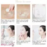 قیمت قرص ماسک ورقه ای صورت نفوم nefoume