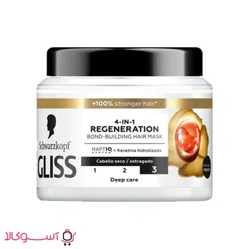 GLISS-REGENERATION-HAIR-MASK خرید ماسک مو 4 کاره گلیس مدل REGENERATION