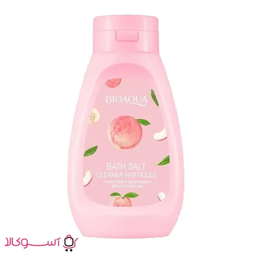 bath-salt-bioaqua خرید نمک حمام بیوآکوا اورجینال مدل هلو