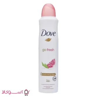 خرید اسپری ضد تعریق زنانه داو مدل go fresh رایحه انار و برگ لیمو